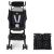 Дитяча прогулянкова коляска El Camino ME 1033 QWERTY Black чорний**