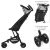 Дитяча прогулянкова коляска El Camino ME 1033 QWERTY Black чорний**