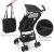 Дитяча прогулянкова коляска El Camino ME 1033 QWERTY Black чорний**