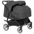 Коляска прогулочная CARRELLO Connect CRL-5502/1 Serious Black для двійні c перенесенням