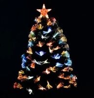 Новорічна ялинка сосна штучна розбірні висота 90 см C 29325 з Led підсвічуванням 80 гілок зелена