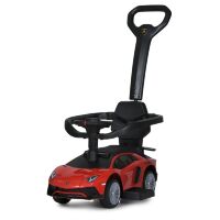Дитяча каталка толокар 2в1 M 5777EL-3 Машина Lamborghini з батьківською ручкою