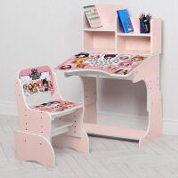 Дитяча парта растишка Bambi B 2071-20 Париж рожевий