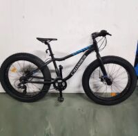 Велосипед спортивный внедорожник Фэт Байк Crosser Fat Bike Alloy 26 / колеса 26д / рама алюминий / цвет черный Велосипед спортивный внедорожник Фэт Байк Crosser Fat Bike Alloy 26 / колеса 26д / рама алюминий / цвет черный