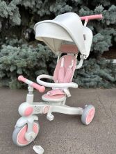 Велосипед триколісний трансформер Best Trike BS-12-303 з батьківською ручкою, рама нейлон