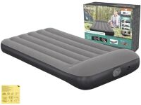 Надувний велюровий матрац-ліжко BESTWAY 671BQ розмір 188-99-30см із вбудованим USB насосом