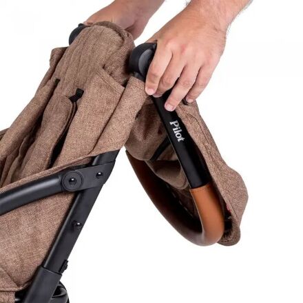 Коляска прогулочная CARRELLO Pilot CRL-1418/1 Denim Blue +дощовик