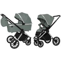 Коляска універсальна CARRELLO Epica CRL-8511/1 (3in1) Silver Grey +дощовик