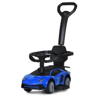 Дитяча каталка толокар 2в1 M 5777EL-4 Машина Lamborghini з батьківською ручкою