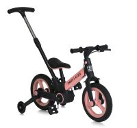 Дитячий велосипед-трансформер 2в1 PROFI KIDS 12 дюймів складний MB 1021-3 рожевий для дівчинки