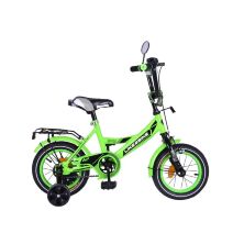 Велосипед дитячий двоколісний Like2bike 211215 Sky колеса 12 дюймів з дзвіночком і ручним гальмом /салатовий