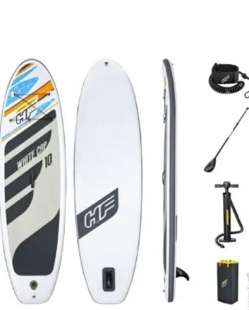 SUP-борд Надувна дошка для плавання/серфінг з веслом Bestway 65342 White Cap Set 305x84x12 см