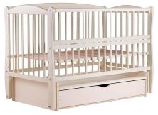 Ліжко Babyroom Еліт маятник, ящик, відкидний пліч DEMYO-5 бук слонова кістка