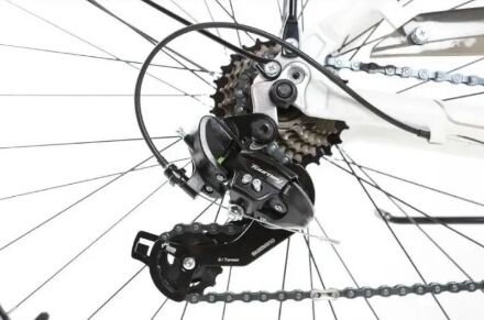 Міський велосипед 28 дюймів 18 рама Crosser City 28″ Білий / Shimano