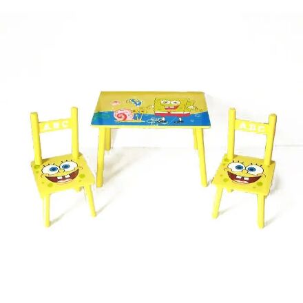 Столик Tilly W02-5361 з двома стільчиками Sponge Bob