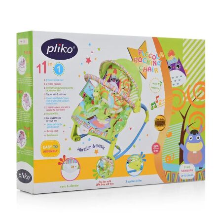 Дитячий шезлонг-качалка Bambi PK-306-5 зелене ***
