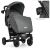 Коляска прогулочная El Camino ME 1011L ZETA Denim Gray сірий**