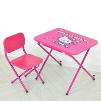 Дитячий СТІЛ-Парта зі стільчиком "Кітті Малина" HELLO KITTY рожева для дівчинки