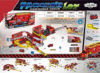 Машина-Паркінг XG879-121 Пожежна служба, 5 машинок, 2 тунелі, 12 знаків, 41 елемент треку