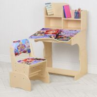 Дитяча парта растишка Bambi B 2071-20 Париж рожевий