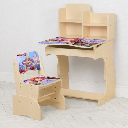 Дитяча парта растишка Bambi B 2071-20 Париж рожевий