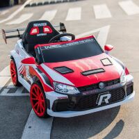 Дитячий електромобіль M 5819EBLR-3 одномісний, шкіряне сидіння, 4 мотори, MP3, USB, світло, червоний