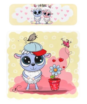 Дитячий стіл зі стільчиком Bambi BSM2K-02 Овечка**