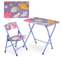 Дитячий столик зі стільчиком Bambi A19-SPACE Космос складаний**