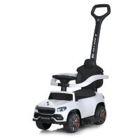 Дитяча машинка каталка-толокар з мотором із батьківською ручкою M 6053BLR-1 Електромобіль Maybach