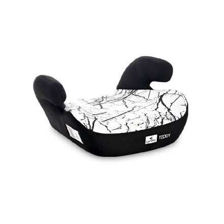 Дитяче Автокрісло-БУСТЕР Lorelli (Bertoni) Teddy 15-36 кг 4-12 років Grey Marble Сіре з білим