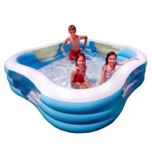 Сімейний Дитячий надувний басейн INTEX 57495 розмір 229-229см-56см / обсяг 1250 л**