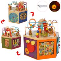 Дерев'яна іграшка Ігровий центр розвитку MD 2602 Бізіборд на акумуляторі з Bluetooth