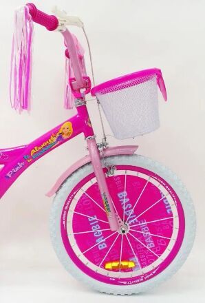 Велосипед для дівчинки "BARBIE-20" Барбі з Багажником для ляльок, рожевий***