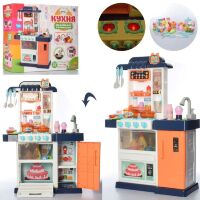 Дитяча ігрова інтерактивна кухня велика LIMO TOY WD-R34 плита, духовка миття посуд звук, світло