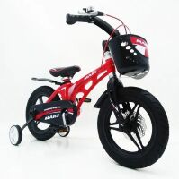 Дитячий двоколісний велосипед MARS-14 колеса 14 дюймів магнезиевая рама червоний