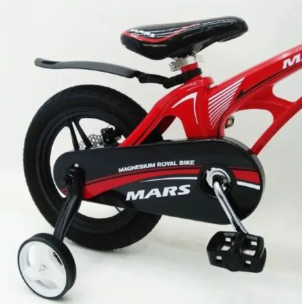 Дитячий двоколісний велосипед MARS-14 колеса 14 дюймів магнезиевая рама червоний