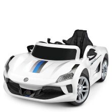 Дитячий електромобіль легковий автомобіль Bambi Racer Ferrari M 4455EBLR-1 колеса EVA білий **