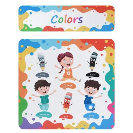 Дитячий пластиковий столик з двома стільчиками Bambi ETZY-13 бежево-коричневий