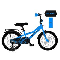 Дитячий двоколісний велосипед для хлопчика PROFI 16 дюймів MB 16012-1 PRIME з додатковими колесами, синій