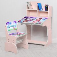 Дитяча парта растишка Bambi B 2071-20 Париж рожевий