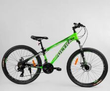 Спортивний алюмінієвий велосипед MTB Corso 25983 ULTRA колеса 26д / Shimano / 21 швидкість / зелений